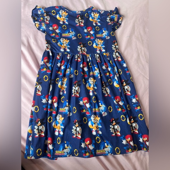 Blue Sonic the Hedgehog Dress - Picture 2 of 2